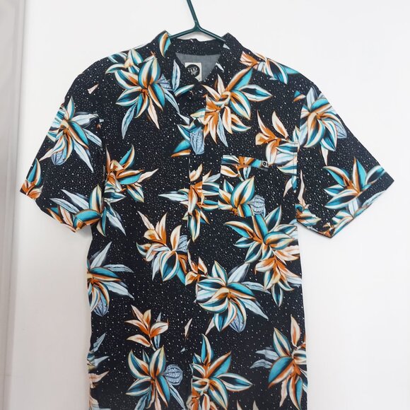 Rip Curl shirt men floral print L - Picture 1 of 1